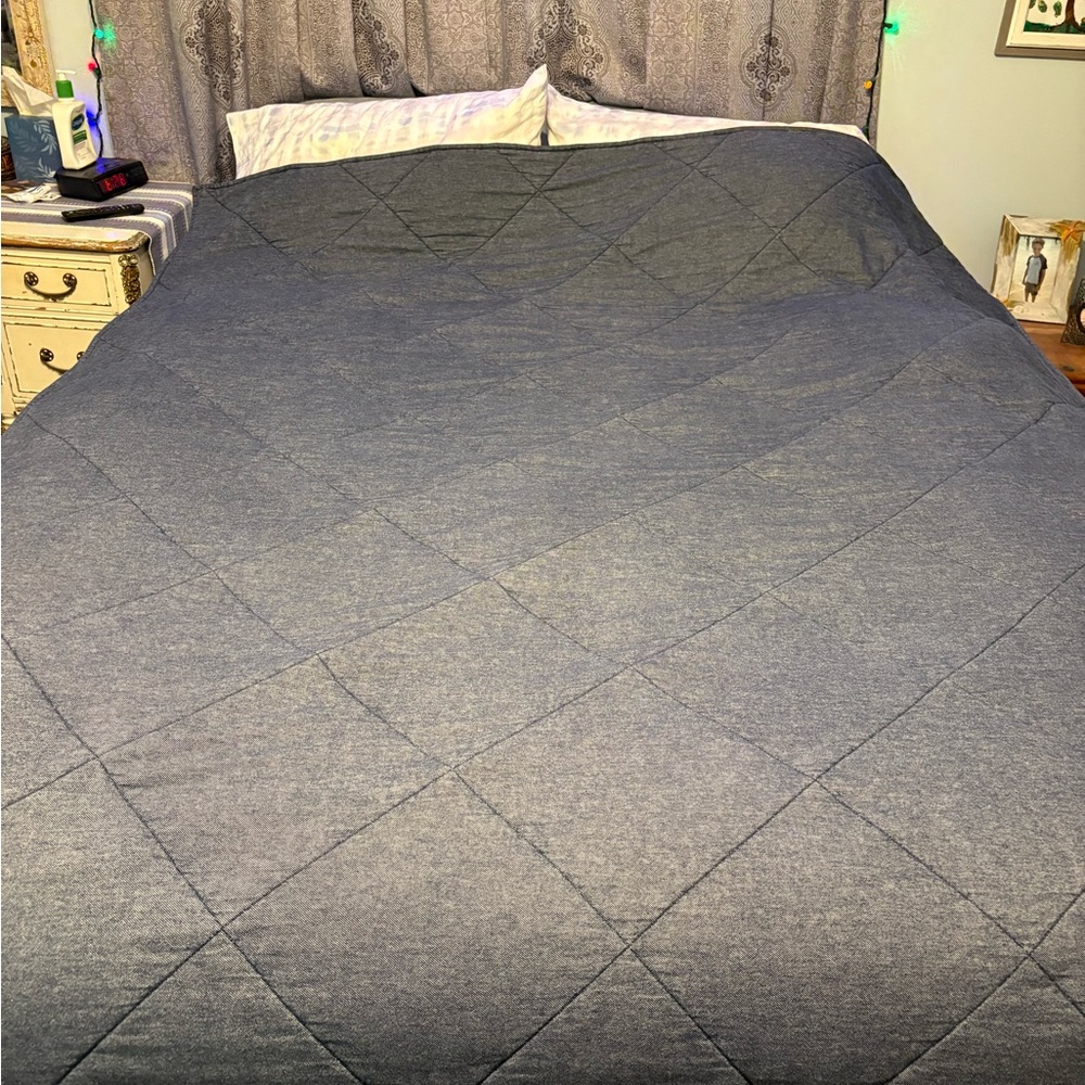 Pottery Barn Kids Denim and Sherpa Comforter/Sham - Picture 8 of 8